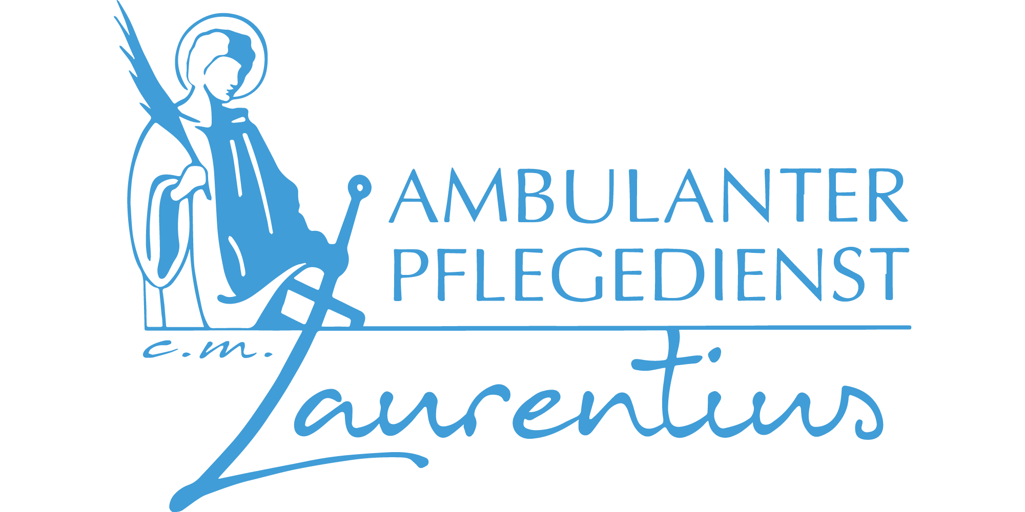 Logo des Ambulanten Pflegedienstes Laurentius CM GmbH in Nettersheim für professionelle ambulante Pflege und häusliche Betreuung.