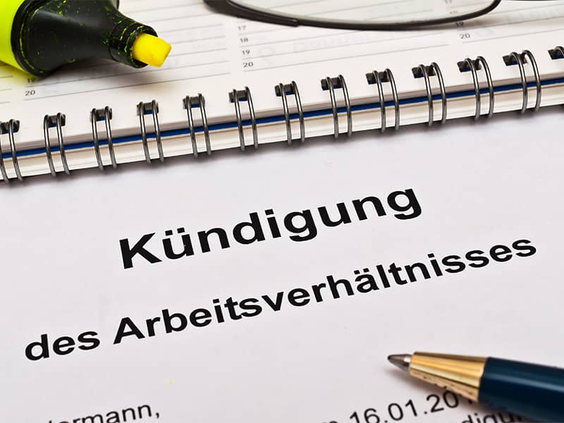 Kündigung eines Arbeitsvertrages im Kreis Euskirchen