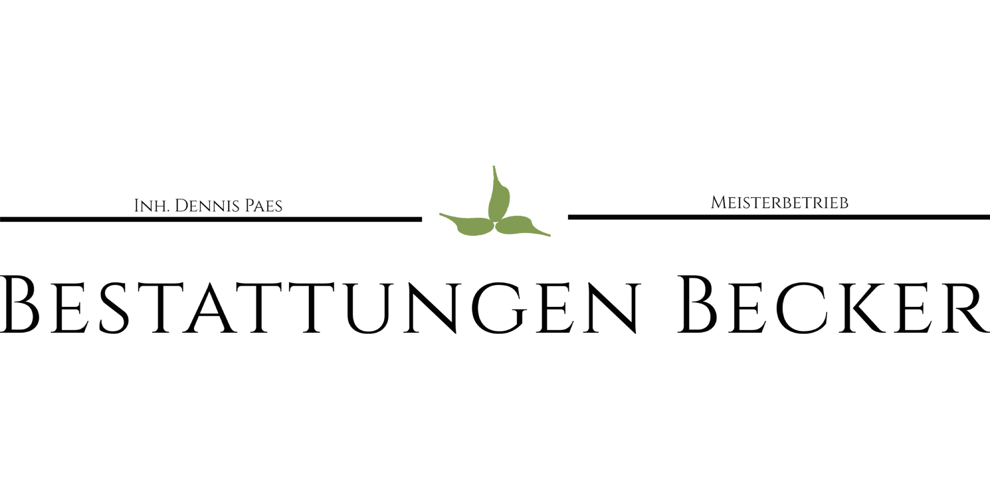 Logo von Bestattungen Becker in Kall als visuelles Markenzeichen f&uuml;r Bestattung, Vorsorge und pers&ouml;nliche Beratung im Trauerfall