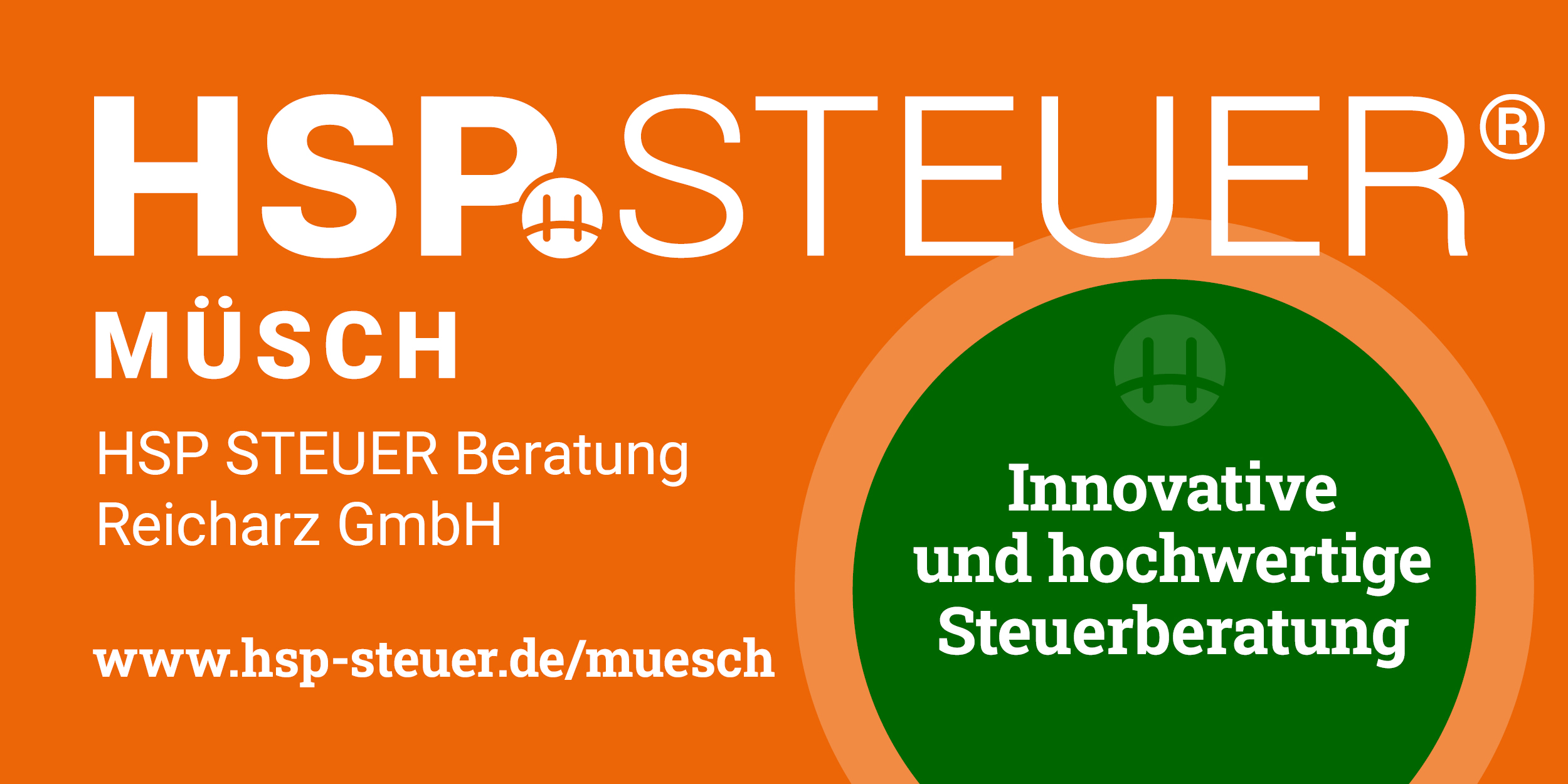 Logo der HSP STEUER Beratung Reicharz GmbH in Müsch für betriebliche Steuerberatung in Blankenheim und im Kreis Euskirchen.