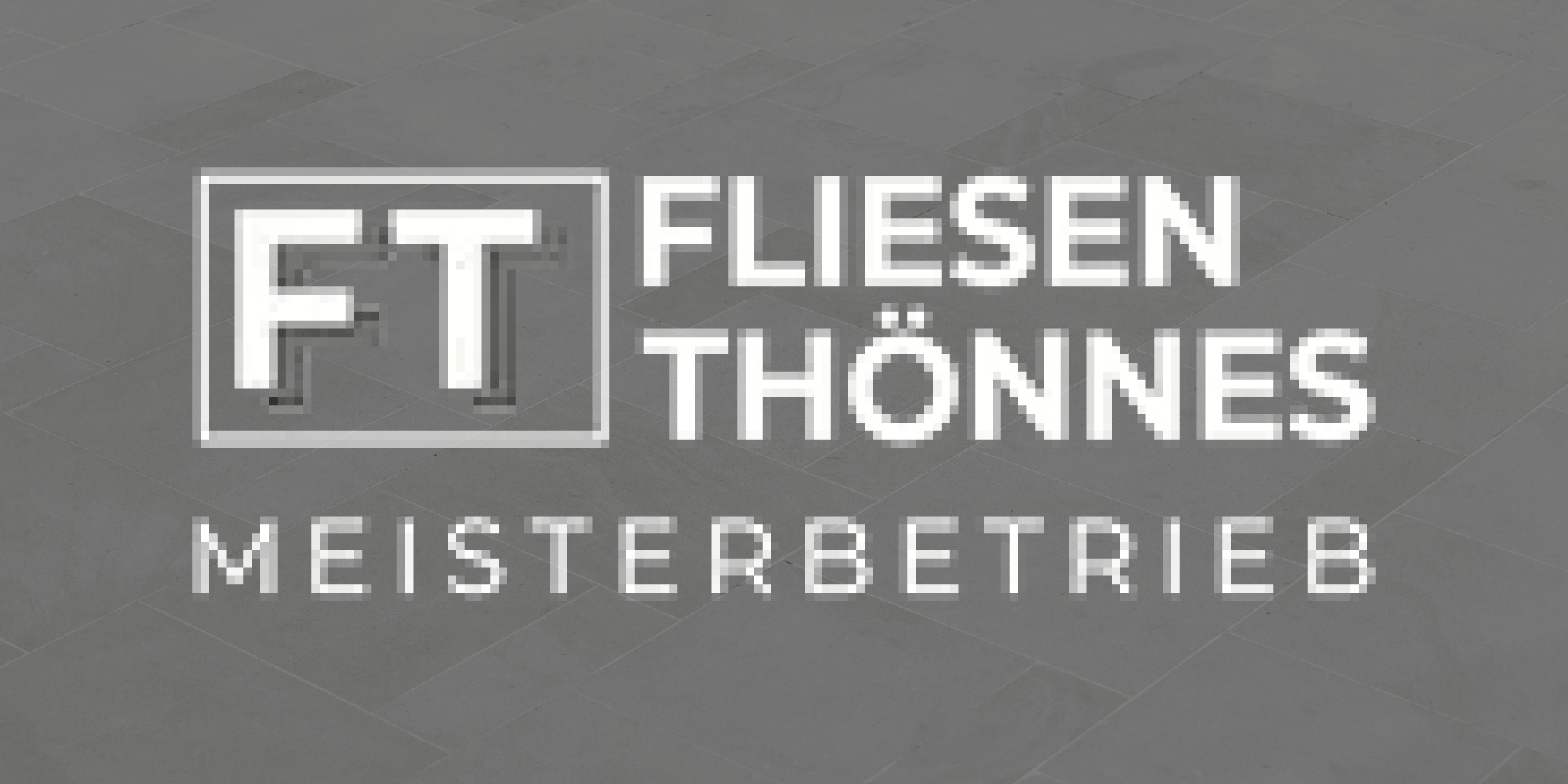 Logo der Firma Fliesen Thönnes aus Schleiden, moderner Fliesenlegerbetrieb mit klarer, professioneller Handwerksgestaltung